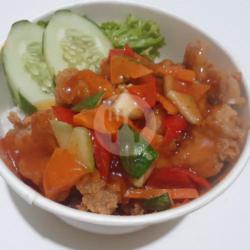 Nasi Ayam Asam Manis
