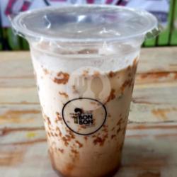 Chocolate Hazelnut Boba Milk Tea