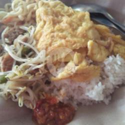 Nasi Campur Lauk Telor Dadar