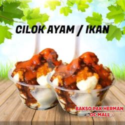 Cilok Ayam Kuah Kacang