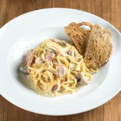 Beef Carbonara Pasta