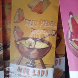 Mie Lidi Keju Pedas