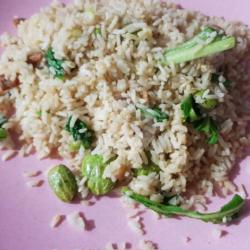 Nasi Goreng Petai   Ikan Asin