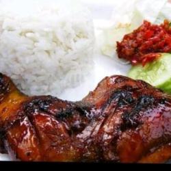 Ayam Bakar Paha Manis   Nasi