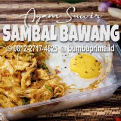 Nasi Ayam Suwir - Sambal Bawang