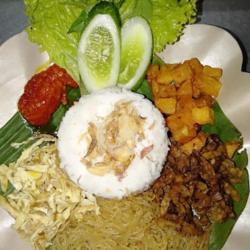 Nasi Rames   Ati Ayam