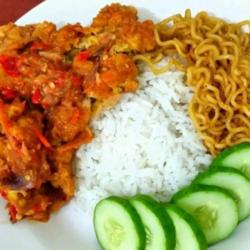 Nasi Indomie Ayam Geprek