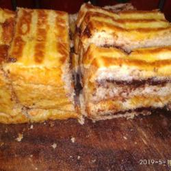 Roti Bakar Kacang   Coklat