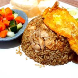 Nasi Goreng Ampela (tanpa Ati) Komplit