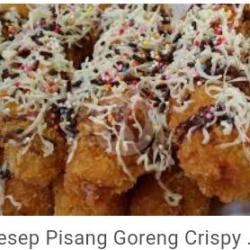 Pisang Krispy Strawberry Keju