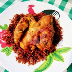 Ayam Srundeng Dada Nasi