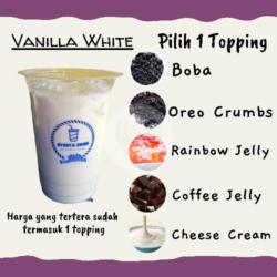 Vanilla White   1 Topping