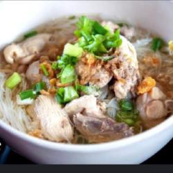 Bihun Kuah Ceker  Toping Ayam Cincang