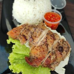 Nasi Ayam Black Pepper