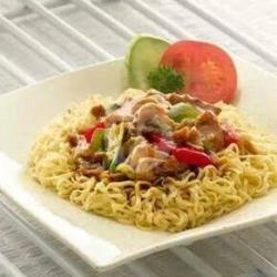 Bakmi Siram Ayam Cah Cabai