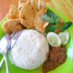 Nasi Jamur Geprek