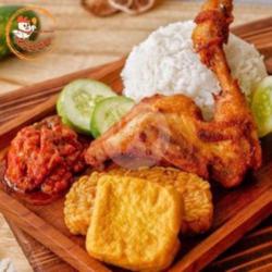 Paket Kenyang Ayam Penyet Goreng