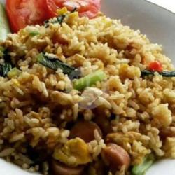 Nasi Goreng Sosis   Kerupuk