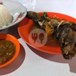 Haruan Asam Manis   Sayur   Nasi