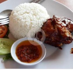 Paket Hemat D - Ayam Bakar Taliwang 78 Paha / Dada, Nasi Putih