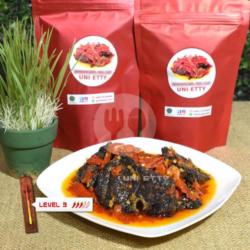 250gr - Dendeng Paru Balado Cabe Merah - Lvl 3 - Frozen