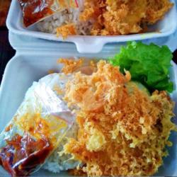 Nasi Ayam Kremes Sayap