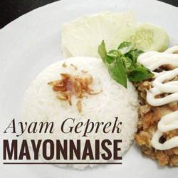 Nasi Ayam Geprek Sweet Mayo