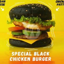 Special Black Chicken Burger