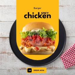 Burger Chicken Spicy Sambal