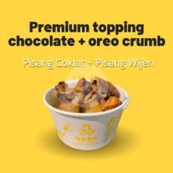 Pisang Coklat Topping Chocolate   Oreo