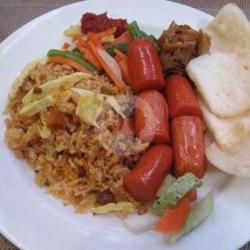 Nasi Goreng Sosis   Teh