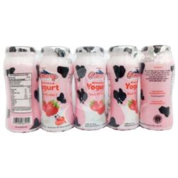 Cimory Yoghurt Strawberry 70ml (isi 5 Botol)