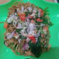 Mie Ayam Jamur Goreng Sambel Matah