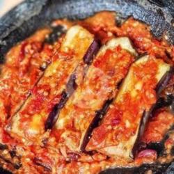 Terong Penyet Sambal Korek Pedas