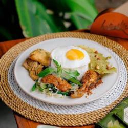 Nasi Pecel Madiun  Ayam Goreng