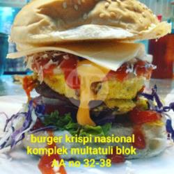 Burger Patty Ayam Komplit Cheese Lover