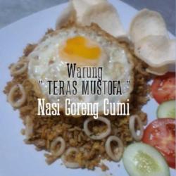 Nasi Goreng Cumi   Telor   Es Teh