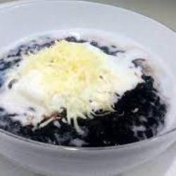 Bubur Ketan Item Susu Keju