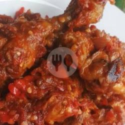 Ayam Serundeng Sambal Merah