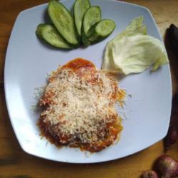 Ayam Geprek Keju Cheddar   Nasi
