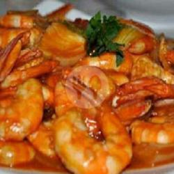 Udang Tumis Asam Manis