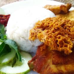 Nasi Paha Atas Kremes