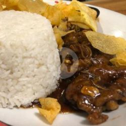 Nasi Bistik Daging Sapi