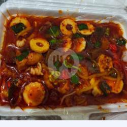 Kerupuk, Baso Ikan, Golosor, Batagor/tahu, Suki