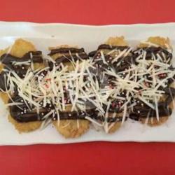 Pisang Krispy Coklat Keju