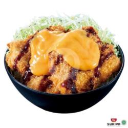 Melty Cheese Chicken Katsu Bowl