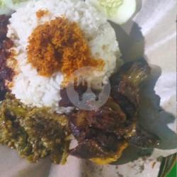 Ati Ampela Nasi Bumbu Hitam Sambel Ijo Pedas