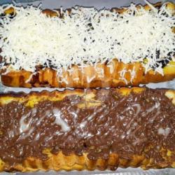 Roti Bakar Choco Crunchy Keju Campur (10 Potong)