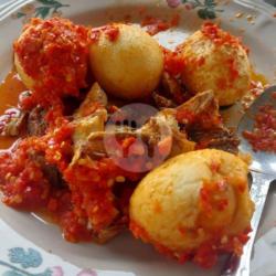 Telur Ikan Asin Belah Balado