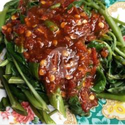 Rujak Kangkung Dadakan